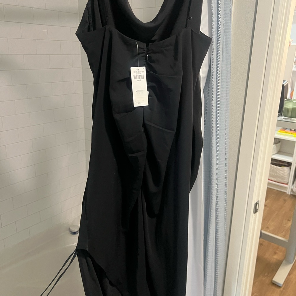 Abercrombie & Fitch Black High Low Dress